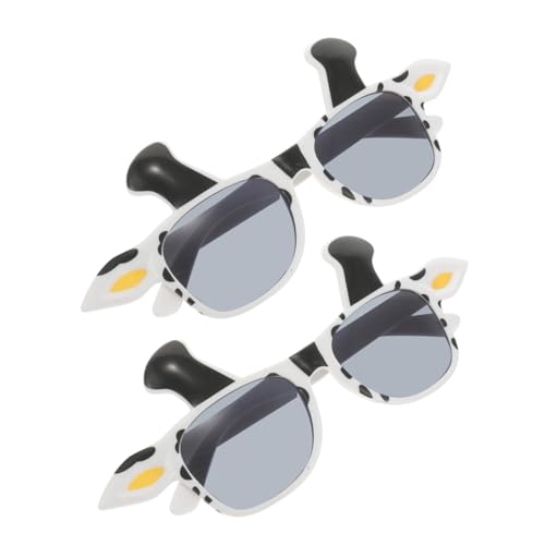 FRCOLOR 2 Stücke Kuh Tier Brille Modische Phantasie Sonnenbrille Für Party Photo Booth Requisiten FRCOLOR 2 Stücke Kuh Tier Brille Modische Phantasie Sonnenbrille Für Party Photo Booth Requisiten von FRCOLOR