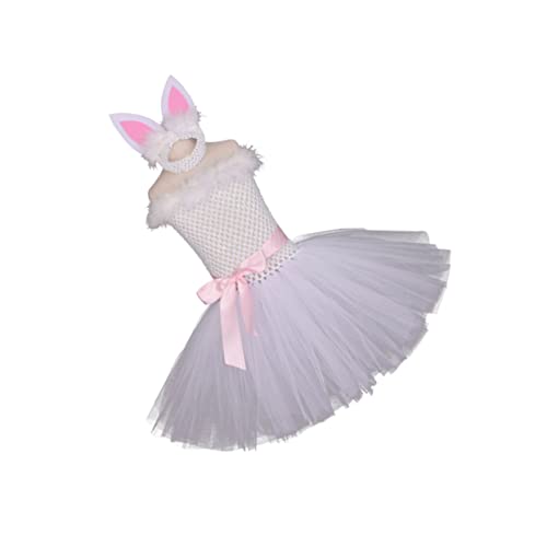 FRCOLOR 2 Stücke Little Kaninchen spielt Kostüm Mädchen-Outfit Ostern Kinderfestkleidung Outfit Mädchen Kostüme Mädchen Weiß FRCOLOR 2 Stücke Little Kaninchen spielt Kostüm Mädchen-Outfit Ostern Kinderfestkleidung Outfit Mädchen Kostüme Mädchen Weiß von FRCOLOR