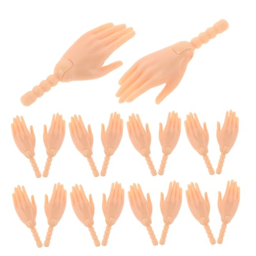 FRCOLOR 20 Paar Puppenhandteile aus Kunststoff Realistische Flexible Gelenk Accessoires für DIY Puppenhandersatz Bewegliche Bastelkomponenten für Puppenhandwerk FRCOLOR 20 Paar Puppenhandteile aus Kunststoff Realistische Flexible Gelenk Accessoires für DIY Puppenhandersatz Bewegliche Bastelkomponenten für Puppenhandwerk von FRCOLOR