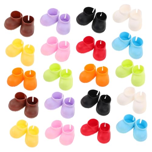 FRCOLOR 20 Paare Mini Stiefel Puppenschuhe für Puppen Leichte Kunststoff Mini Boots Vielseitige Kostüm Accessoires zum Ankleiden Tragbar und Kompatibel mit Verschiedenen Puppenmodellen FRCOLOR 20 Paare Mini Stiefel Puppenschuhe für Puppen Leichte Kunststoff Mini Boots Vielseitige Kostüm Accessoires zum Ankleiden Tragbar und Kompatibel mit Verschiedenen Puppenmodellen von FRCOLOR
