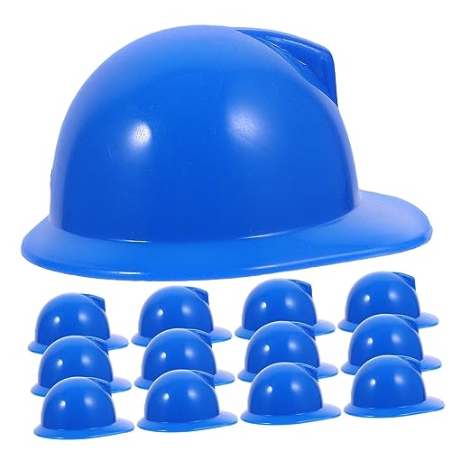 FRCOLOR 20 Stck Miniaturbauhelm für Puppen Blau aus Sicherem für Dekoration und Robust und Langlebig Perfektes Accessoire für Puppen Outfits von FRCOLOR