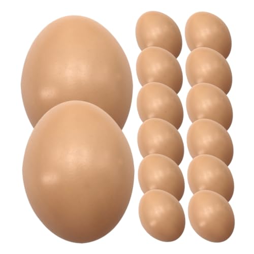 FRCOLOR 20 Stück DIY Fake Eier Gefälschte Hühnereier für Kreative Malprojekte Ostereier Dekoration Vielseitige Kunsthandwerk Ornamente für Fotografie und Party Deko von FRCOLOR