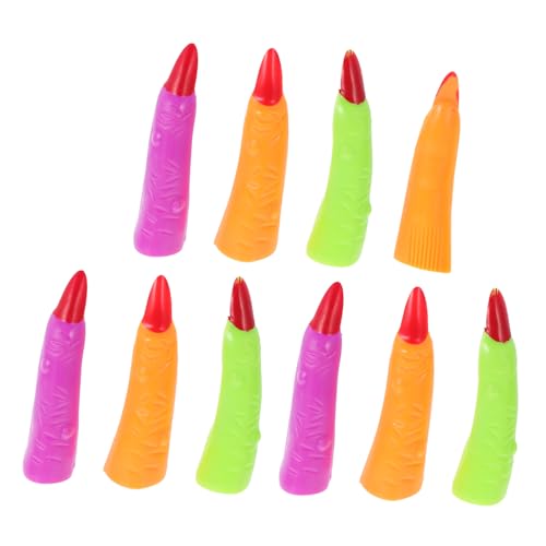 FRCOLOR 20 Stück Gruselige Halloween Fingerabdeckungen Finger Dekorationsrequisiten für Kostümpartys und Streiche Zufällige Farben Zufällige Farbe Zufällige Farbe FRCOLOR 20 Stück Gruselige Halloween Fingerabdeckungen Finger Dekorationsrequisiten für Kostümpartys und Streiche Zufällige Farben Zufällige Farbe Zufällige Farbe von FRCOLOR