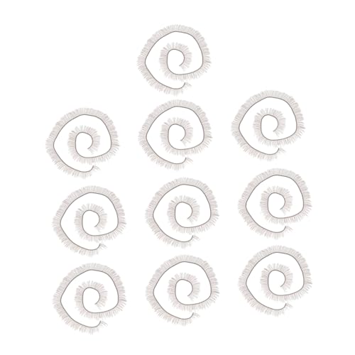 FRCOLOR 20 Stück Handgemachte Puppen Wimpernstreifen Realistische Falsche Wimpern für Puppen zum Verkleiden und Dekorieren von Puppenfiguren Braune Wimpern von FRCOLOR