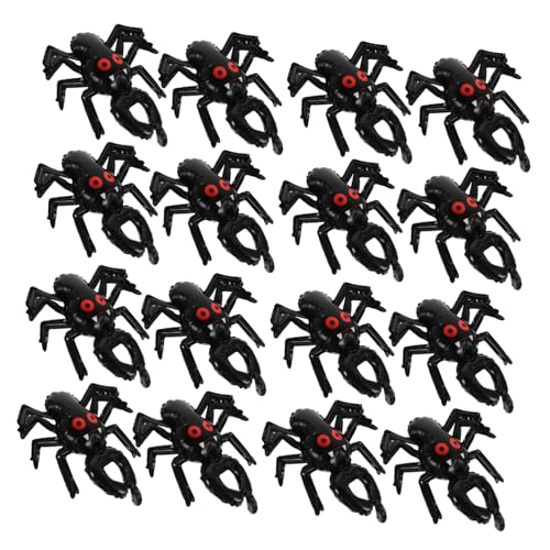 FRCOLOR 20 Stück Inflatable Aluminium Spider Ballons für Halloween Party Dekoration und Festliche Anlässe von FRCOLOR