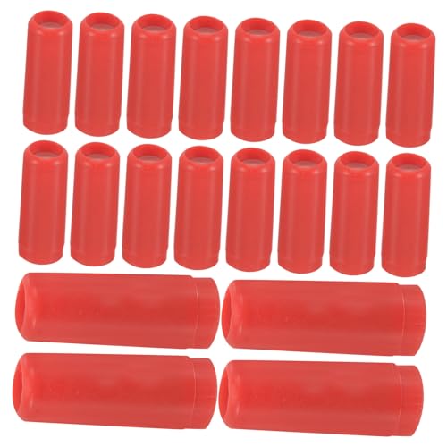 FRCOLOR 20 Stück Kinderpfeifen Lustige Geräuschmacher für Partys Outdoor Training und Überlebenssituationen Rote Muschelpfeifen für Mädchen von FRCOLOR