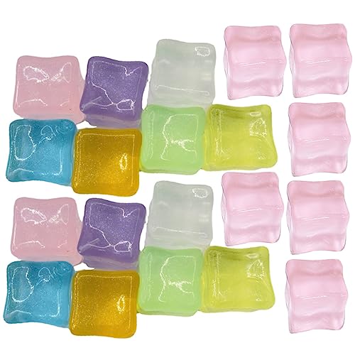 FRCOLOR 20 Stück Luminous Fake Ice Cubes Dekorative Künstliche Eiswürfel für Partys Hochzeiten Fotografie Heimdekoration Gemischte Farben FRCOLOR 20 Stück Luminous Fake Ice Cubes Dekorative Künstliche Eiswürfel für Partys Hochzeiten Fotografie Heimdekoration Gemischte Farben von FRCOLOR