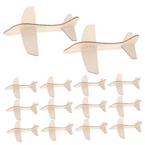 FRCOLOR 20 Stück Malen Sie Mini Holzflugzeuge für Handgefertigte Flugzeugmodelle für Kreative Bastelprojekte und Spielspaß FRCOLOR 20 Stück Malen Sie Mini Holzflugzeuge für Handgefertigte Flugzeugmodelle für Kreative Bastelprojekte und Spielspaß von FRCOLOR