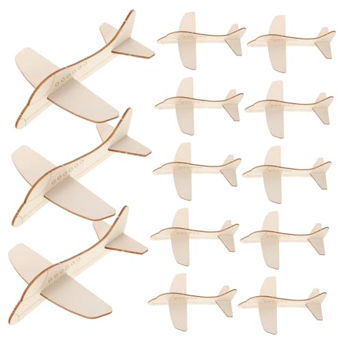FRCOLOR 20 Stück Mini Holzflugzeuge zum Malen für Kreatives Bastelspielzeug für Schulprojekte und Reisen FRCOLOR 20 Stück Mini Holzflugzeuge zum Malen für Kreatives Bastelspielzeug für Schulprojekte und Reisen von FRCOLOR