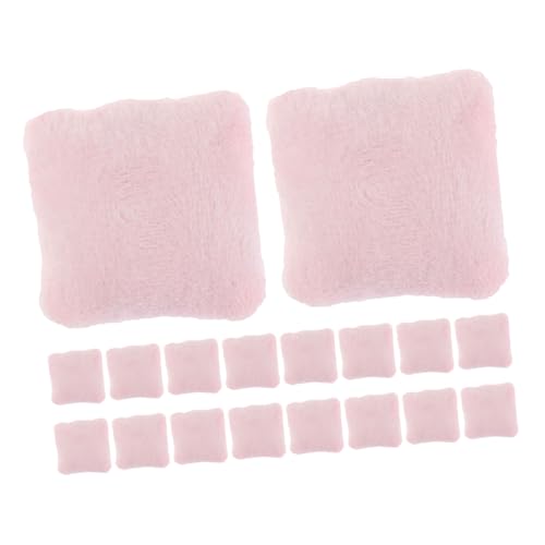 FRCOLOR 20 Stück Mini Kissen Modell Miniatur Simuliertes Sofakissen Schreibtisch Miniaturkissen Winzige Puppenhauskissen Kissenmodell Puppenhauscouch Minimöbel Für Puppenhaus von FRCOLOR