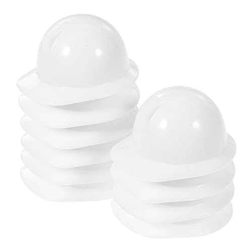 FRCOLOR 20 Stück Mini Sicherheitshelme aus Leichtem Kunststoff Dekorative Mini Bauhelme für Puppen Haustiere und Hühner Tragbar und Robust als Party und Outdoor Dekoration von FRCOLOR