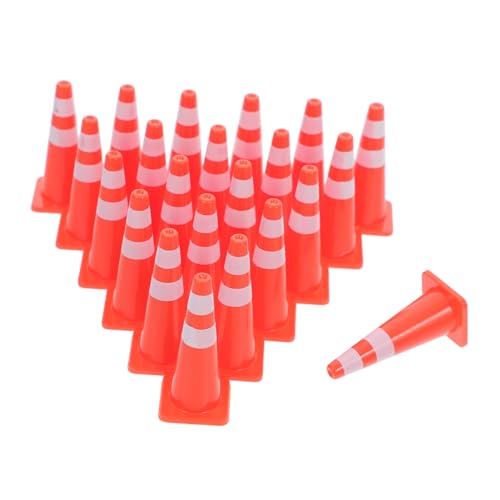 FRCOLOR 20 Stück Mini Verkehrskegel Set Teiliges für Lernspielzeug zur Verkehrserziehung Orangefarbene Simulation von Straßensperren für Kreative Konstruktion und Interaktives Lernen FRCOLOR 20 Stück Mini Verkehrskegel Set Teiliges für Lernspielzeug zur Verkehrserziehung Orangefarbene Simulation von Straßensperren für Kreative Konstruktion und Interaktives Lernen von FRCOLOR