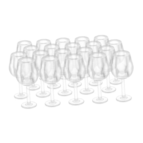 FRCOLOR 20 Stück Miniatur Weingläser aus Robustem Material Detailgetreu für Puppenhausküche Vielseitig für Dekoration Kreatives und Fotografie Mini Küchendeko Zubehör FRCOLOR 20 Stück Miniatur Weingläser aus Robustem Material Detailgetreu für Puppenhausküche Vielseitig für Dekoration Kreatives und Fotografie Mini Küchendeko Zubehör von FRCOLOR
