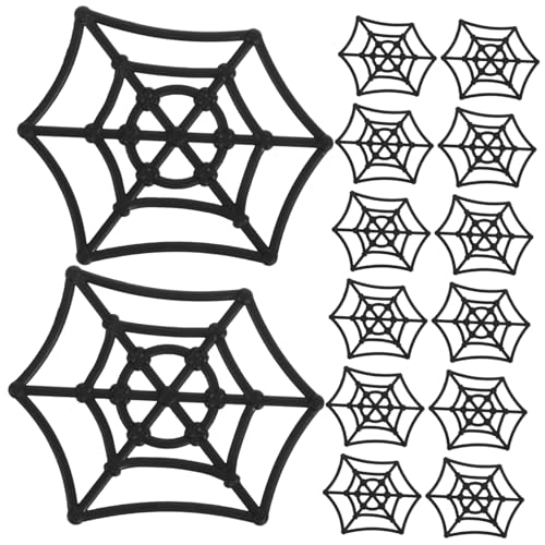 FRCOLOR 20 Stück Spinnennetz- Dekorate Schaum Tiere Halloween Deko Outdoor Spinnweben Halloween-Dekorationen Plastik Schwarz FRCOLOR 20 Stück Spinnennetz- Dekorate Schaum Tiere Halloween Deko Outdoor Spinnweben Halloween-Dekorationen Plastik Schwarz von FRCOLOR