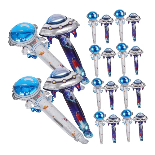 FRCOLOR 20 Stück Teiliges Aufblasbare Folienballons mit Astronaut Ufo-motiv Leicht Handhabbar Langlebig aus Aluminiumfolie Kreative Weltraum-partydeko für Kindergeburtstag und Themenfeiern FRCOLOR 20 Stück Teiliges Aufblasbare Folienballons mit Astronaut Ufo-motiv Leicht Handhabbar Langlebig aus Aluminiumfolie Kreative Weltraum-partydeko für Kindergeburtstag und Themenfeiern von FRCOLOR