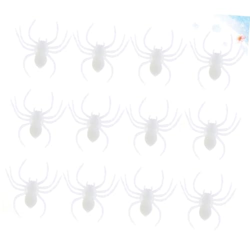 FRCOLOR 20 Stück Teiliges Halloween Leuchtende Spinnen Realistische Trick Props für Gruseldeko Party Cosplay und Maskerade Lebensechte Nachbildung für Halloween Deko und Streiche von FRCOLOR