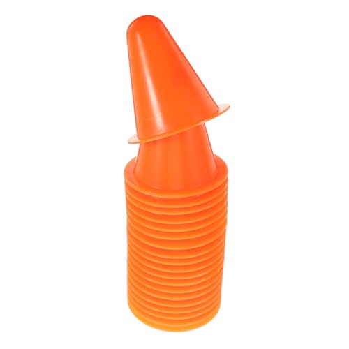FRCOLOR 20 Stück Teiliges Kleine Bunte Verkehrskegel aus Kunststoff Stapelbare Trainingshütchen für Rollschuhlaufen Fußball Agilitäts und Geschwindigkeitstraining Geeignet für Indoor und FRCOLOR 20 Stück Teiliges Kleine Bunte Verkehrskegel aus Kunststoff Stapelbare Trainingshütchen für Rollschuhlaufen Fußball Agilitäts und Geschwindigkeitstraining Geeignet für Indoor und von FRCOLOR