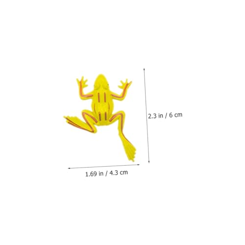 FRCOLOR 20 Stück Teiliges Kleine Plastikfrosch Figuren Realistische Mini tierfiguren für Garten Deko und Miniteich Feine Verarbeitung Leichte Spielfiguren für Sammler von FRCOLOR