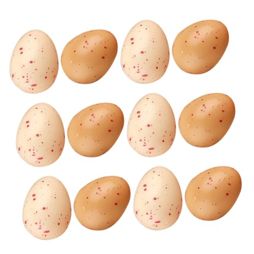 FRCOLOR 20 Stück Teiliges Künstliche Gesprenkelte Hühnereier Realistische DIY Deko für Ostern und Frühling Vielseitiger Vasenfüller und Tischmittelstück für Osterkörbe und FRCOLOR 20 Stück Teiliges Künstliche Gesprenkelte Hühnereier Realistische DIY Deko für Ostern und Frühling Vielseitiger Vasenfüller und Tischmittelstück für Osterkörbe und von FRCOLOR