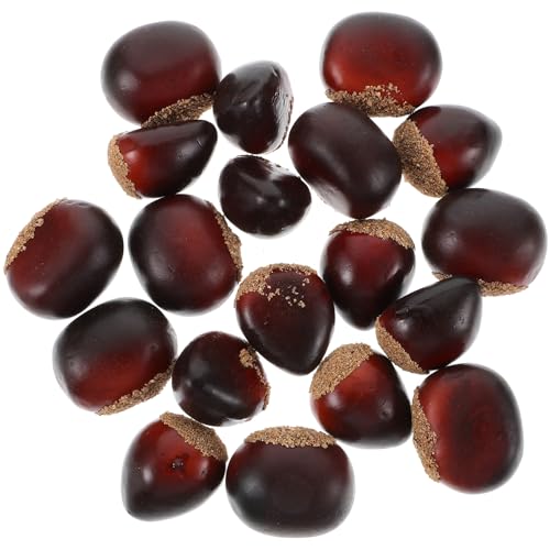 FRCOLOR 20 Stück Teiliges Künstliche Kastanien Dekoration Leicht zu Reinigen Vielseitig Verwendbar für Herbst-deko Hochzeit Fotografie Party Lebensecht für Zuhause Büro Weihnachtsfest FRCOLOR 20 Stück Teiliges Künstliche Kastanien Dekoration Leicht zu Reinigen Vielseitig Verwendbar für Herbst-deko Hochzeit Fotografie Party Lebensecht für Zuhause Büro Weihnachtsfest von FRCOLOR