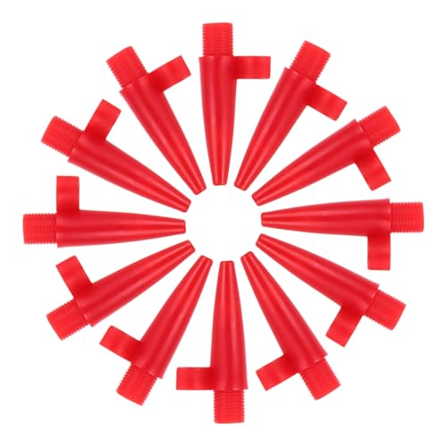 FRCOLOR 20 Stück Teiliges Kunststoff Handpumpe Aufblasbare Düsen für Bälle und Luftmatratzen Vielseitige Verwendung für Spielzeuge und Dekorationen Einfach zu Bedienen und Robust von FRCOLOR