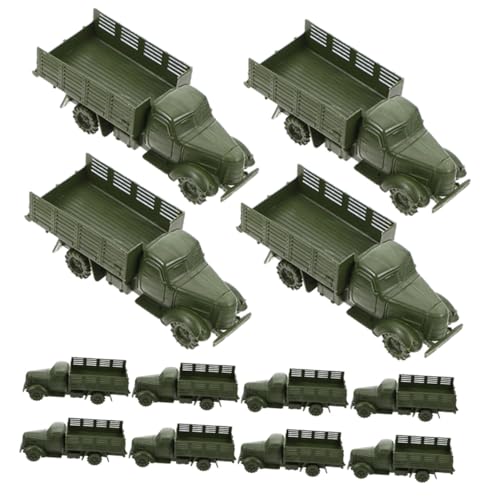 FRCOLOR 20 Stück Teiliges LKW Modellspielzeug Realistische Sandtischdekoration Kreatives für Detailgetreue Simulationsfahrzeuge für Jungen und Mädchen für Sammler von FRCOLOR