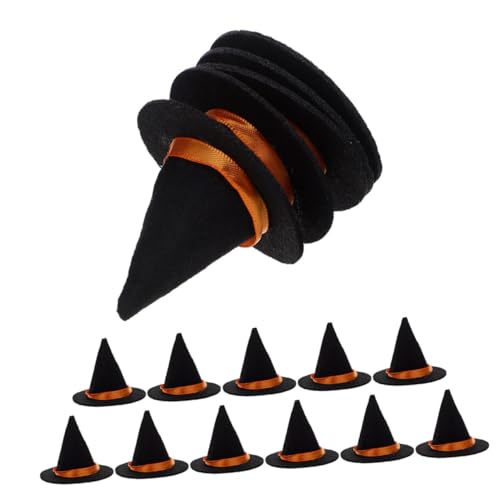 FRCOLOR 20 Stück Teiliges Mini Filz Hexenhut Winzige Hexenhüte für DIY Bastelarbeiten Miniatur Zaubererhüte Vielseitige Halloween Dekoration Party Accessoires und Flaschenverzierung FRCOLOR 20 Stück Teiliges Mini Filz Hexenhut Winzige Hexenhüte für DIY Bastelarbeiten Miniatur Zaubererhüte Vielseitige Halloween Dekoration Party Accessoires und Flaschenverzierung von FRCOLOR