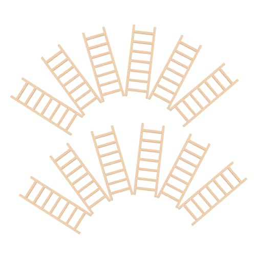 FRCOLOR 20 Stück Teiliges Mini Holzleitern Realistische Simulation Dekorative Miniatur Holzleiter für Puppenhaus DIY Bastelprojekte Sandtisch Landschaftsmodell Kindgerechtes Holzspielzeug FRCOLOR 20 Stück Teiliges Mini Holzleitern Realistische Simulation Dekorative Miniatur Holzleiter für Puppenhaus DIY Bastelprojekte Sandtisch Landschaftsmodell Kindgerechtes Holzspielzeug von FRCOLOR