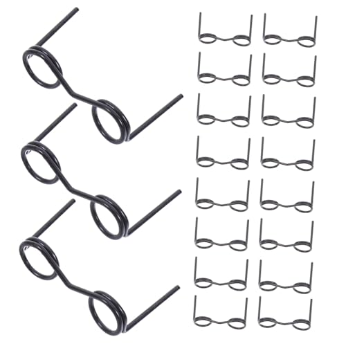 FRCOLOR 20 Stück Teiliges Mini Metallbrillen ohne Gläser für Puppen Robuste DIY Deko Eyewear Klassische Schwarze Rahmen Vielseitig Einsetzbar für Puppenkostüme und Fotorequisiten von FRCOLOR