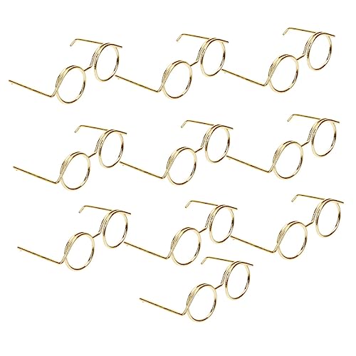 FRCOLOR 20 Stück Teiliges Mini Puppenbrillen aus Metalldraht Leichte DIY Brillenrahmen für Puppen Kreative Verkleidungsrequisiten für Bastelprojekte und Puppendekoration FRCOLOR 20 Stück Teiliges Mini Puppenbrillen aus Metalldraht Leichte DIY Brillenrahmen für Puppen Kreative Verkleidungsrequisiten für Bastelprojekte und Puppendekoration von FRCOLOR