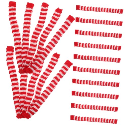 FRCOLOR 20 Stück Teiliges Mini Schal aus Weicher Wolle Dekorative Kleine Puppenschals in Rot Weiß und Grün Party Deko und Geschenkaccessoires für Puppen und Mini FRCOLOR 20 Stück Teiliges Mini Schal aus Weicher Wolle Dekorative Kleine Puppenschals in Rot Weiß und Grün Party Deko und Geschenkaccessoires für Puppen und Mini von FRCOLOR