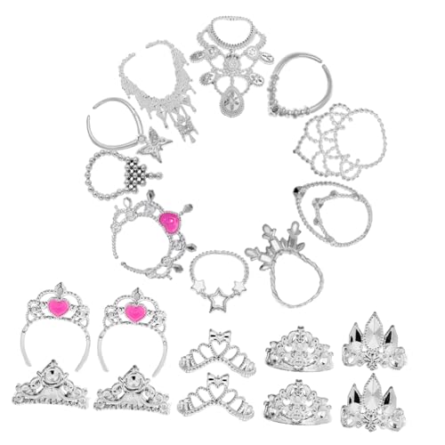 FRCOLOR 20 Stück Teiliges Mini Schmuckset für Puppen Mini Kronen und Halsketten Vielseitige Styles Leichte Sichere Mädchen Spiel Dekoration Modische Puppenaccessoires für Ab Jahren FRCOLOR 20 Stück Teiliges Mini Schmuckset für Puppen Mini Kronen und Halsketten Vielseitige Styles Leichte Sichere Mädchen Spiel Dekoration Modische Puppenaccessoires für Ab Jahren von FRCOLOR