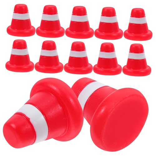 FRCOLOR 20 Stück Teiliges Mini Verkehrsschilder aus Realistische DIY Straßenmodelle für Pädagogisches Lernspielzeug Mini Leitkegel Kreative Bastelaccessoires für Schreibtisch und FRCOLOR 20 Stück Teiliges Mini Verkehrsschilder aus Realistische DIY Straßenmodelle für Pädagogisches Lernspielzeug Mini Leitkegel Kreative Bastelaccessoires für Schreibtisch und von FRCOLOR