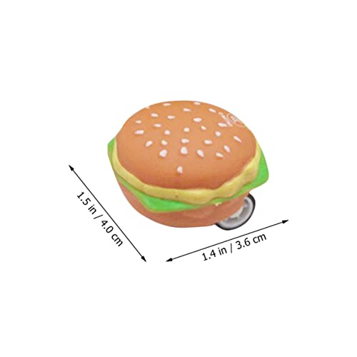 FRCOLOR 20 Stück Teiliges Miniatur Burger Auto Kinderfreundliche Pull Back Funktion Farbenfrohe Simulation Batteriefrei Langlebig als Geburtstags und Partygeschenk von FRCOLOR