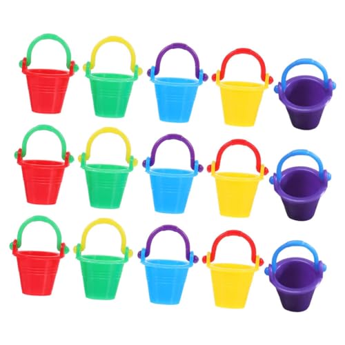 FRCOLOR 20 Stück Teiliges Miniatur Eimer Bunte Mini Kunststoff Eimer für Puppenhaus Zubehör Realistische Miniatureimer für DIY Dekoration und Kreatives Kinderspiel FRCOLOR 20 Stück Teiliges Miniatur Eimer Bunte Mini Kunststoff Eimer für Puppenhaus Zubehör Realistische Miniatureimer für DIY Dekoration und Kreatives Kinderspiel von FRCOLOR