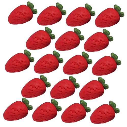 FRCOLOR 20 Stück Teiliges Miniatur Erdbeeren für Puppenhaus Realistische Künstliche Früchte Vielseitig Einsetzbar für Dekorationen Obstläden Wohnräume und Party Accessoires FRCOLOR 20 Stück Teiliges Miniatur Erdbeeren für Puppenhaus Realistische Künstliche Früchte Vielseitig Einsetzbar für Dekorationen Obstläden Wohnräume und Party Accessoires von FRCOLOR