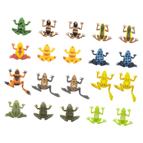 FRCOLOR 20 Stück Teiliges Miniatur Frosch Figuren Realistische Deko für Garten Puppenhaus Terrarium Innen Außen Kleine Tierfiguren Spielfiguren für Lernspielzeug FRCOLOR 20 Stück Teiliges Miniatur Frosch Figuren Realistische Deko für Garten Puppenhaus Terrarium Innen Außen Kleine Tierfiguren Spielfiguren für Lernspielzeug von FRCOLOR