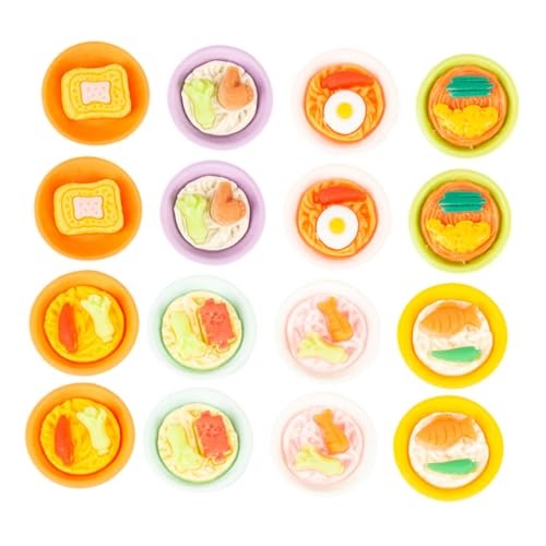 FRCOLOR 20 Stück Teiliges Miniatur Japanische Snacks Resin Mini Snack Modelle Puppenhaus Zubehör Mini Lebensmittel Deko Figuren für Puppenhaus und Miniatur Szene von FRCOLOR