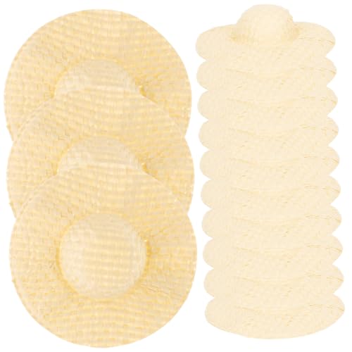 FRCOLOR 20 Stück Teiliges Miniatur Papierhüte Beige Geflochtene DIY Puppenhut Deko für Puppenhaus Foto Requisiten und Bastelzubehör Kleine Woven Hüte für Handwerk und Heimdekoration FRCOLOR 20 Stück Teiliges Miniatur Papierhüte Beige Geflochtene DIY Puppenhut Deko für Puppenhaus Foto Requisiten und Bastelzubehör Kleine Woven Hüte für Handwerk und Heimdekoration von FRCOLOR