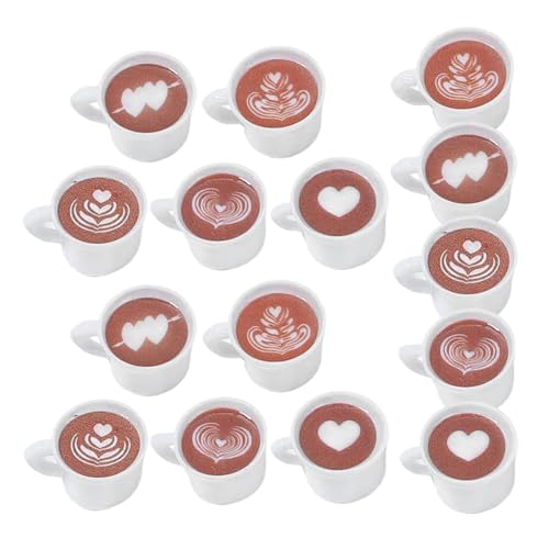 FRCOLOR 20 Stück Teiliges Miniatur Resin Kaffeetassen Realistische Puppenhaus Dekoration Kindersicheres Mini Geschirr für Rollenspiele Vielseitige Mini Kaffeebecher für DIY Schmuck und FRCOLOR 20 Stück Teiliges Miniatur Resin Kaffeetassen Realistische Puppenhaus Dekoration Kindersicheres Mini Geschirr für Rollenspiele Vielseitige Mini Kaffeebecher für DIY Schmuck und von FRCOLOR