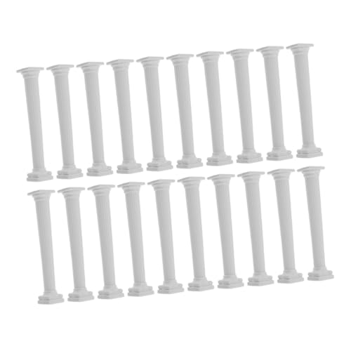 FRCOLOR 20 Stück Teiliges Miniatur Römische Säulen Detailgetreue Skulpturen mit Antikem Charme Leicht Kompakt für Wohn Garten und Hochzeitsdeko Vielseitige Miniatur Säulen für Kunst und von FRCOLOR