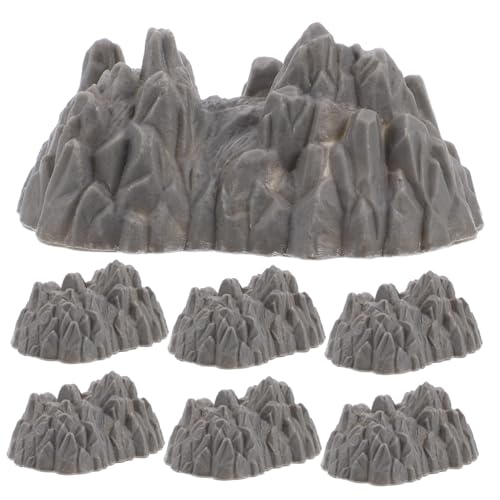 FRCOLOR 20 Stück Teiliges Miniatur felsmodell Kunststoff Graue Miniatur berglandschaft Dekoration für Schreibtisch Vielseitig für Heim Bürodeko Realistische Mikro landschaftsornamente FRCOLOR 20 Stück Teiliges Miniatur felsmodell Kunststoff Graue Miniatur berglandschaft Dekoration für Schreibtisch Vielseitig für Heim Bürodeko Realistische Mikro landschaftsornamente von FRCOLOR