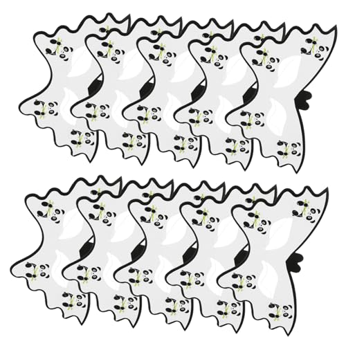 FRCOLOR 20 Stück Teiliges Panda Masken aus Robustem Papier Niedliche Tiermasken für Kinderkostüme für Maskenball Karneval und Cosplay Atmungsaktive und Kindersichere Partydekoration von FRCOLOR