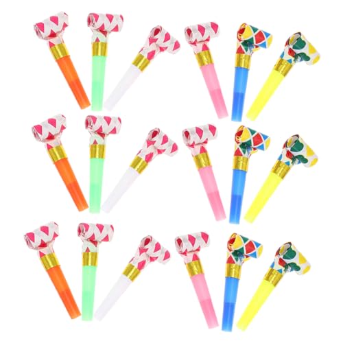 FRCOLOR 20 Stück Teiliges Party Tröten Lustige und Pfeifen Spielzeuge für Geburtstagsfeiern Karneval und Feste Bunte Tröten für Unvergessliche und Freude von FRCOLOR