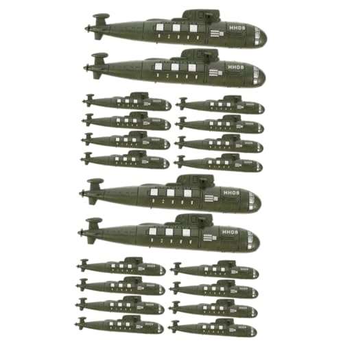 FRCOLOR 20 Stück Teiliges Realistische Boot Modelle Detailreiche Submarine Figuren für Kompakte Robuste Desktop Dekoration von FRCOLOR