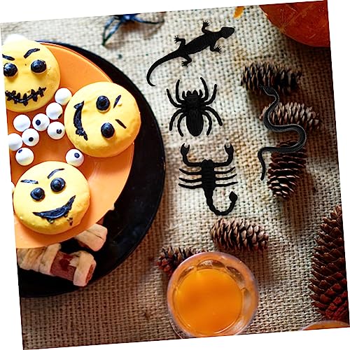 FRCOLOR 20 Stück Teiliges Realistische Tier und Insektenmodelle Kunststoff Detailgetreue Halloween Deko und Streichspielzeug für Gruselige Frosch und Spinnenfiguren für Partyspaß von FRCOLOR