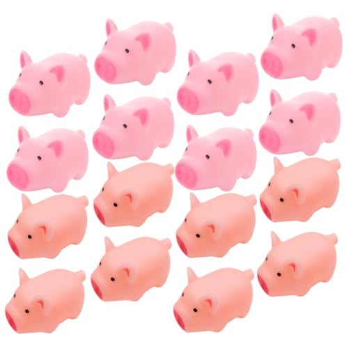 FRCOLOR 20 Stück Teiliges Squeeze Schweinchen Stressabbauendes Quietschspielzeug für Goodie Bag Füllmaterial und Partygeschenk Weiches Anti Stress dekompressionsspielzeug von FRCOLOR