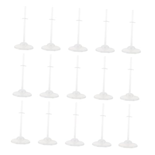 FRCOLOR 20 Stück Teiliges Transparentes Puppenständer aus Robustem Verstellbare Stützhalter für Puppen Praktische Display Racks für Junge Mädchen zur Präsentation und Stabilisierung von FRCOLOR 20 Stück Teiliges Transparentes Puppenständer aus Robustem Verstellbare Stützhalter für Puppen Praktische Display Racks für Junge Mädchen zur Präsentation und Stabilisierung von von FRCOLOR