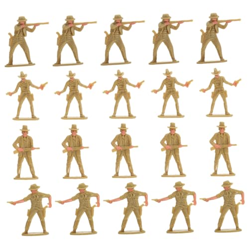 FRCOLOR 20 Stück Teiliges Western Cowboy Figuren Realistische Sandtisch Dekoration Stabile Plastik miniaturmodelle für Dioramen und Rollenspiele Retro Stil für Zuhause und Büro FRCOLOR 20 Stück Teiliges Western Cowboy Figuren Realistische Sandtisch Dekoration Stabile Plastik miniaturmodelle für Dioramen und Rollenspiele Retro Stil für Zuhause und Büro von FRCOLOR