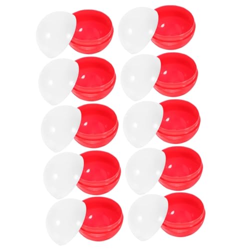 FRCOLOR 20 Stück Transparente Kunststoffkapseln Runde Befüllbare Spielzeugkugeln für Partygeschenke Überraschungsbehälter für Tombola und Feierlichkeiten von FRCOLOR